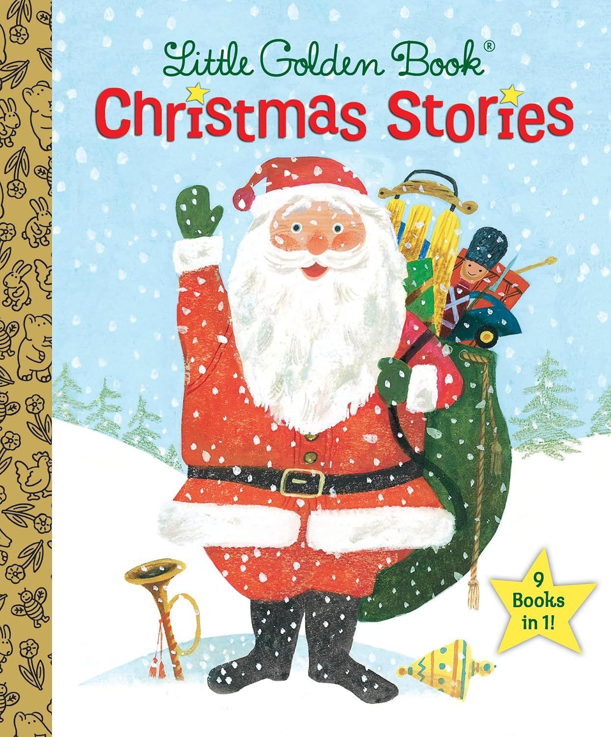 Little Golden Book: Christmas Stories by various authors and Nikki Shannon Smith. 2015 Hardcover. (Ch-PIC)
