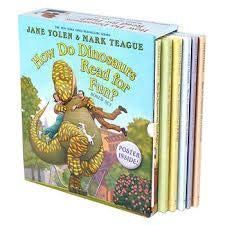 How Do Dinosaurs Read For Fun? by Jane Yolen.  2018. Hardcover Boxed Set (Ch-PIC)
