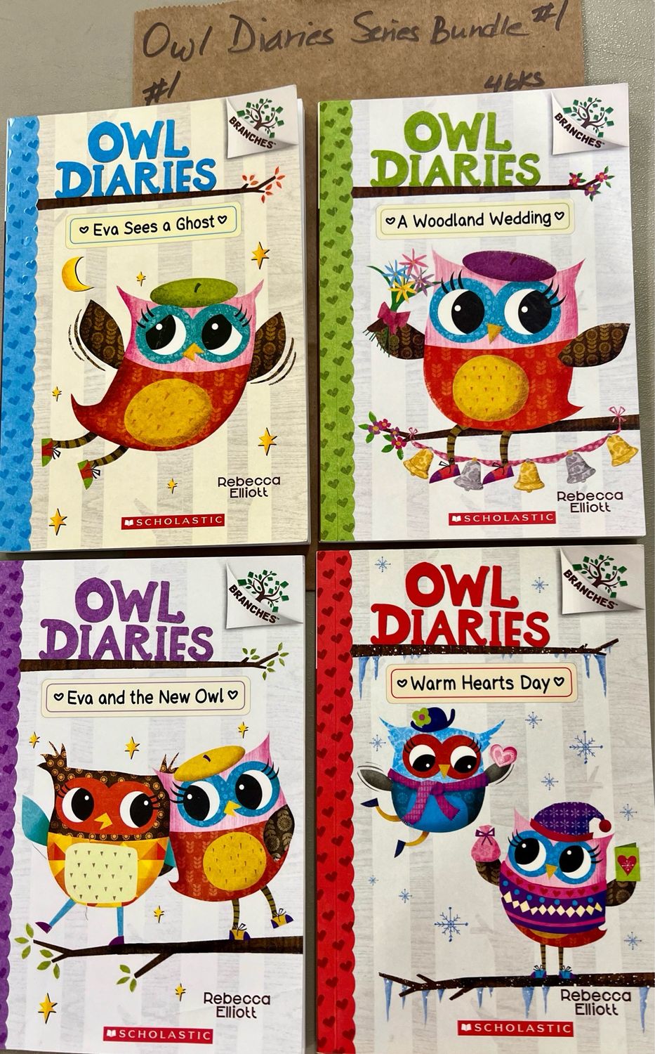 Owl Diaries Series Bundle #1 by Rebecca Elliott. Softcover  (Ch-FIC)