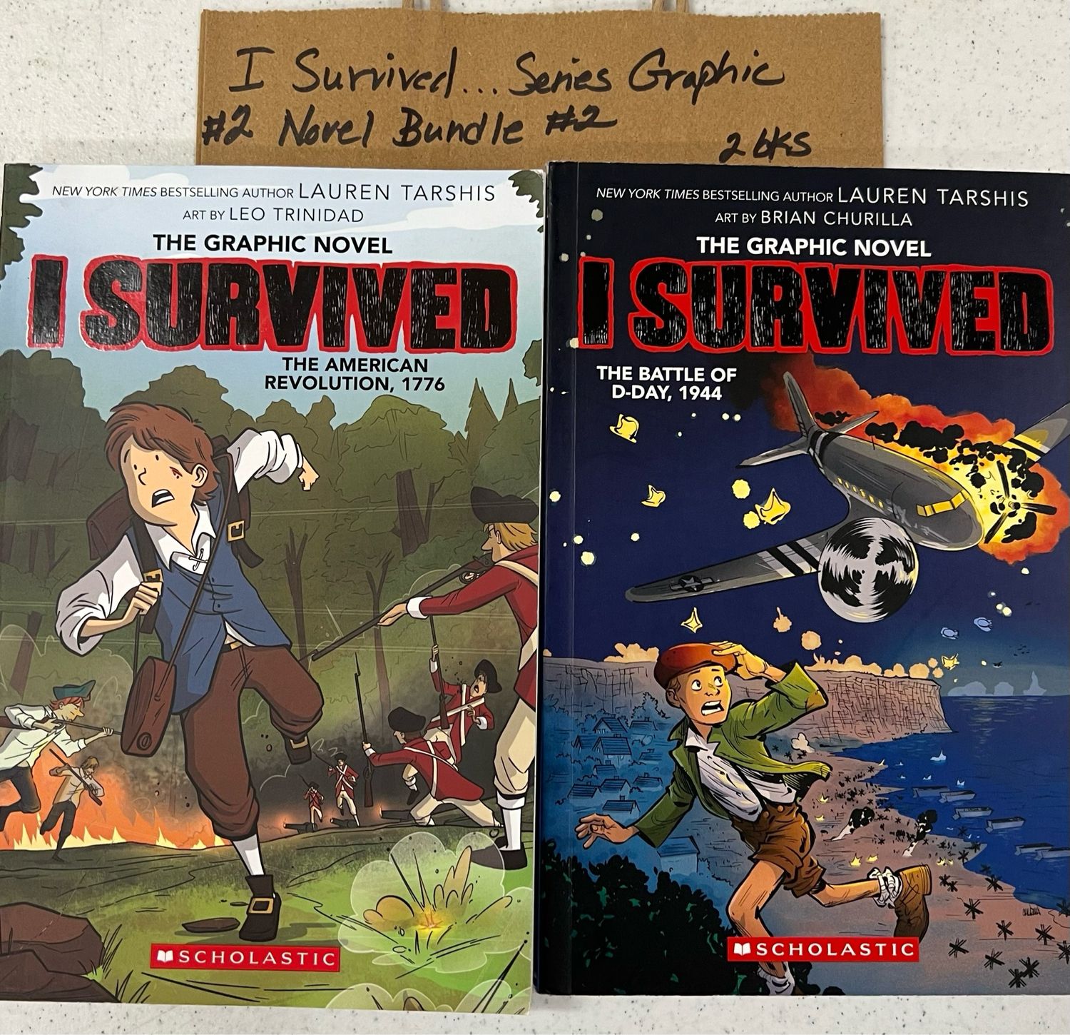 I Survived…Series by Lauren Tarshis, Brian Churilla and Leo Trinidad Graphic Novel Bundle #2 Softcover (Ch-FIC)
