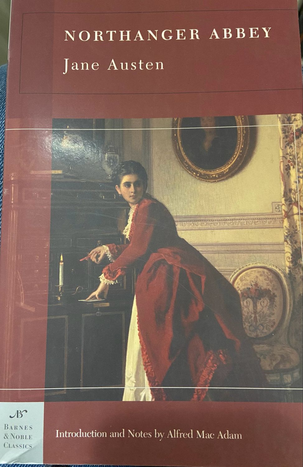 Northanger Abbey by Jane Austen, Alfred Adam (Introduction); 1818/2000. Softcover. (Barnes &amp; Noble Classics) (CO)