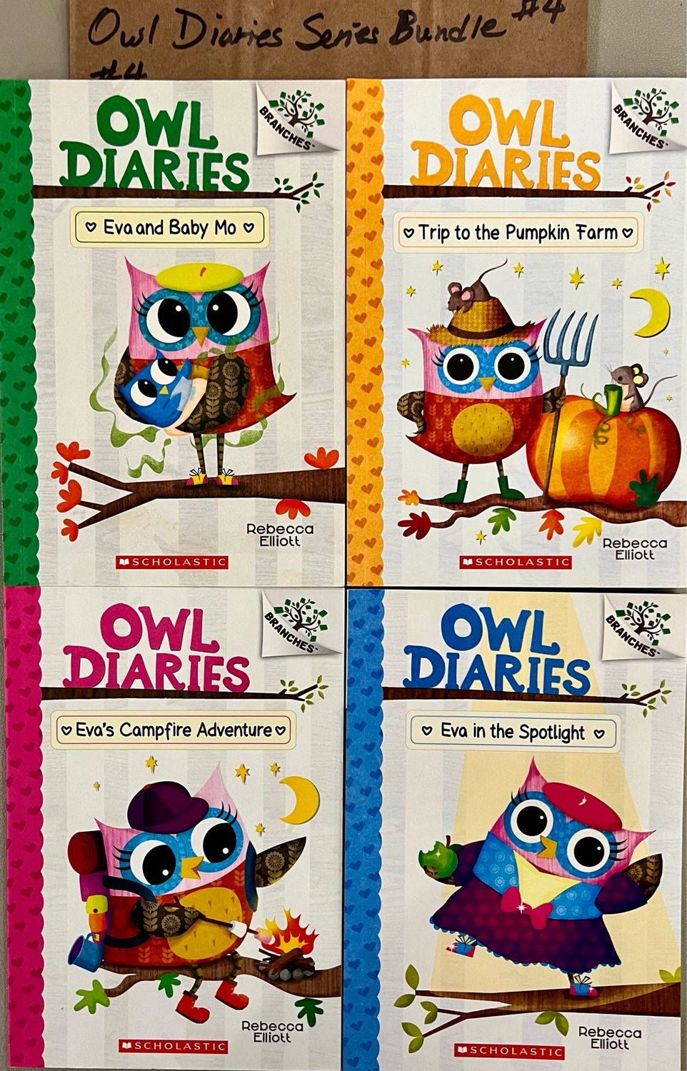 Owl Diaries Series Bundle #4 by Rebecca Elliott. Softcover