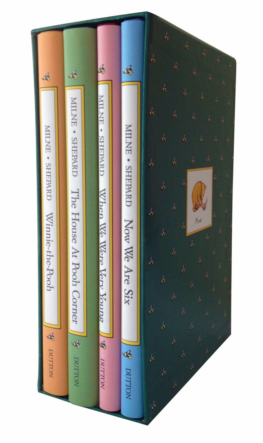 Pooh's Library: Winnie-The-Pooh, The House At Pooh Corner, When We Were Very Young, Now We Are Six; by A. A. Milne. 1988 Hardcover Boxed Set (Ch-FIC)