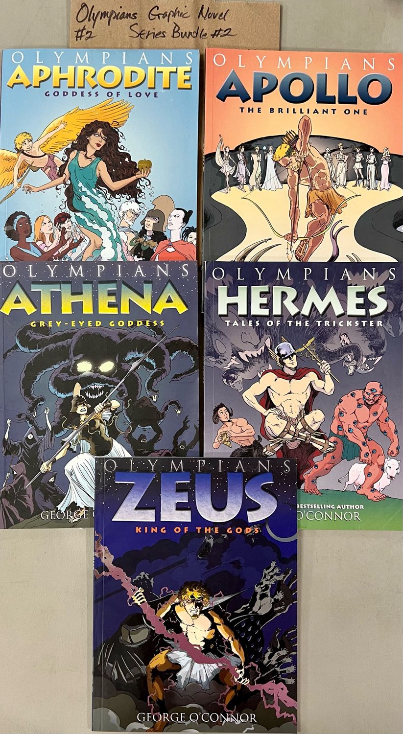 Olympians by George O'Connor. Graphic Novel Bundle #2 Softcover
