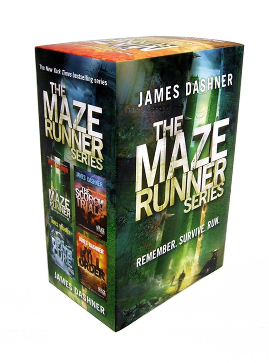 Maze Runner Series (4-Book set) by James Dashner  2014. Softcover Boxed Set (YA)