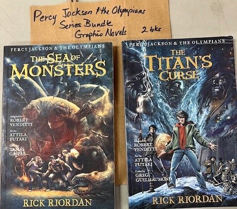Percy Jackson &amp; the Olympians Series Bundle by Rick Riordan. Graphic Novels Softcover