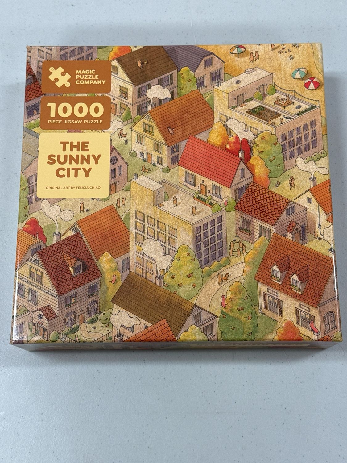 Puzzle - Sunny City, The by Felicia Chiao. 1000 piece
