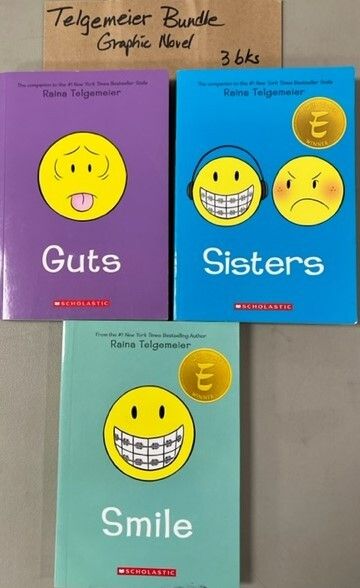 Telgemeier Bundle #2 by Raina Telgemeier. Softcover Graphic Novel (Ch-FIC)