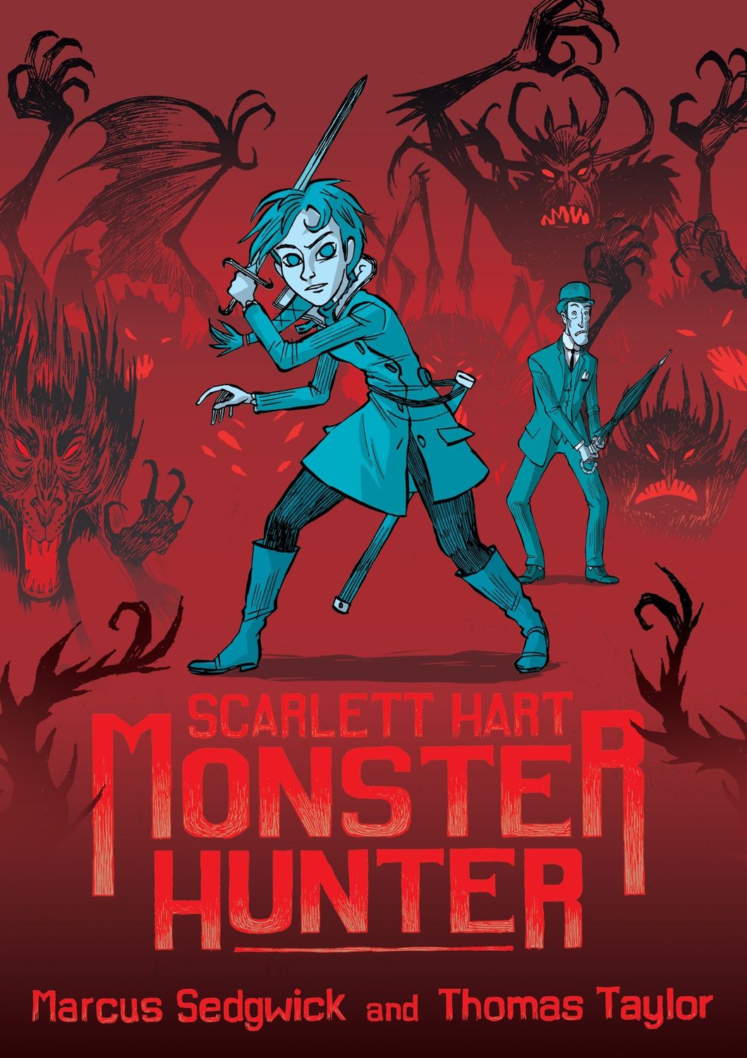 Scarlett Hart: Monster Hunter by Marcus Sedgwick (Author), Thomas Taylor (Illustrator). 2018. Softcover Graphic Novel (Ch-FIC)