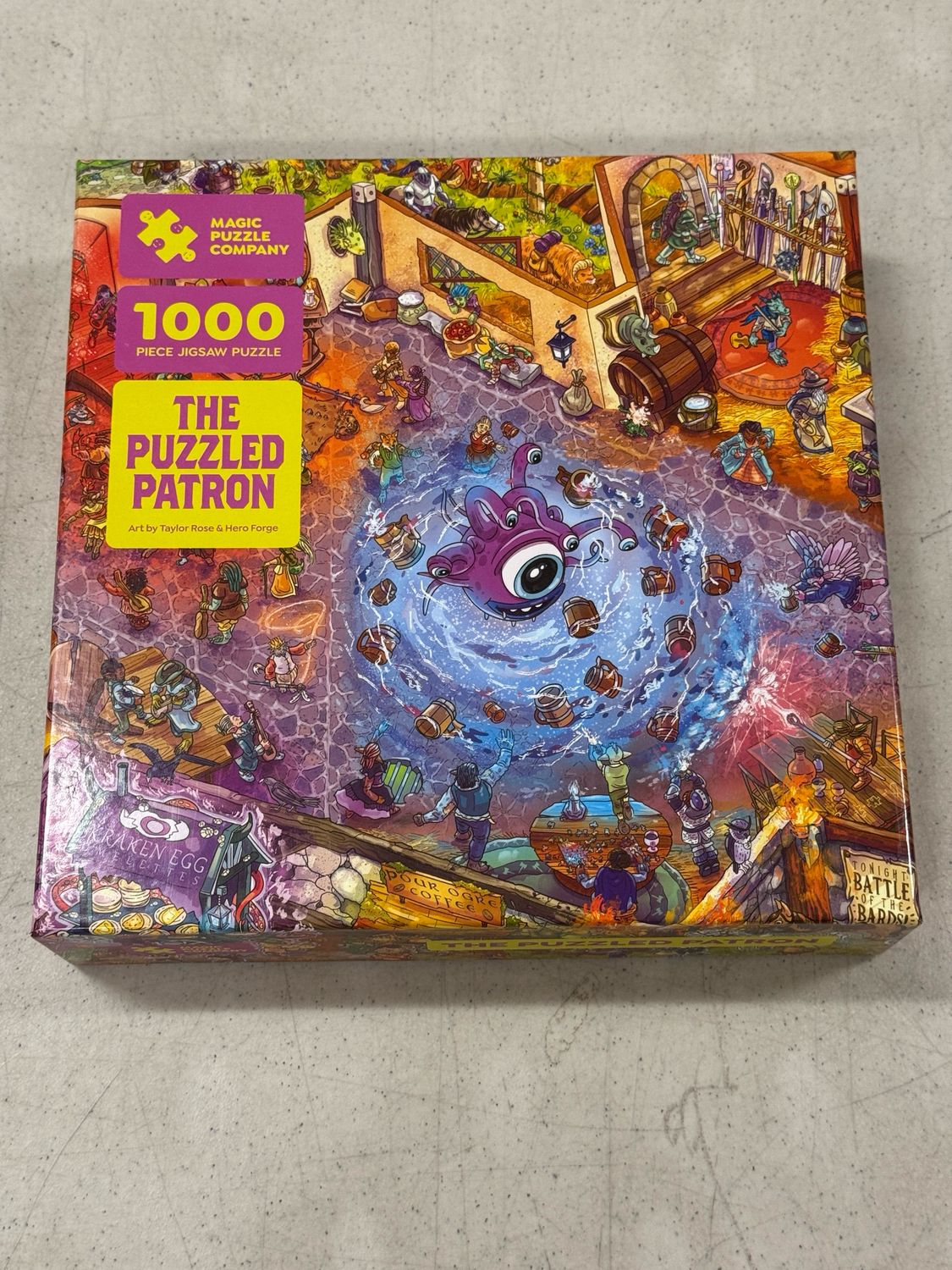 Puzzle - Puzzled Patron, The. Magic Puzzle Company. 1000 pieces.