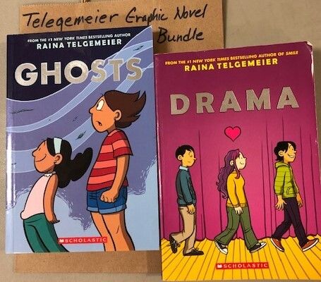Telgemeier Graphic Novel Bundle #1; by Raina Telgemeier.Graphic Novel Softcover  (Ch-FIC)