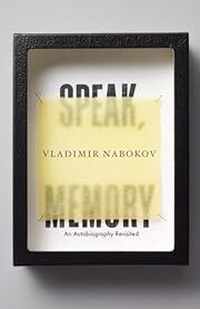 Speak, Memory: An Autobiography Revisited by Vladimir Nabokov; 1989. Softcover