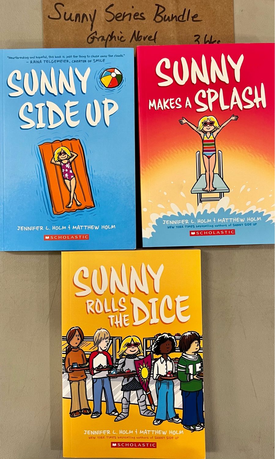 Sunny Series Bundle by Jennifer L Holm and Matthew Holm. Softcover Graphic Novel (Ch-FIC)