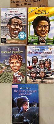 Who Was Series Bundle #3  Black History. Softcover (Ch-NF)