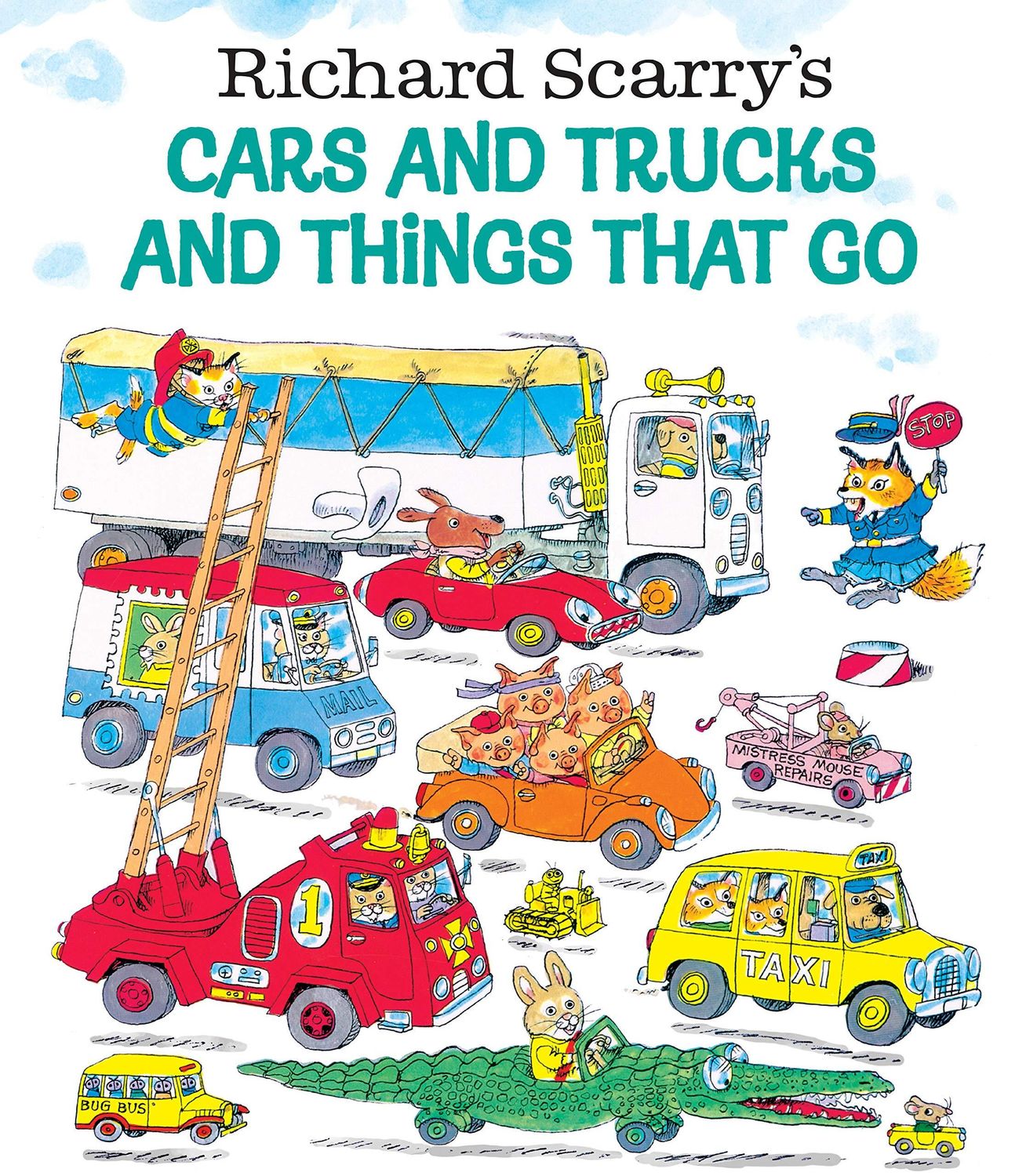 Richard Scarry's Cars and Trucks and Things That Go by Richard Scarry; 1974. Hardcover (Ch-PIC)