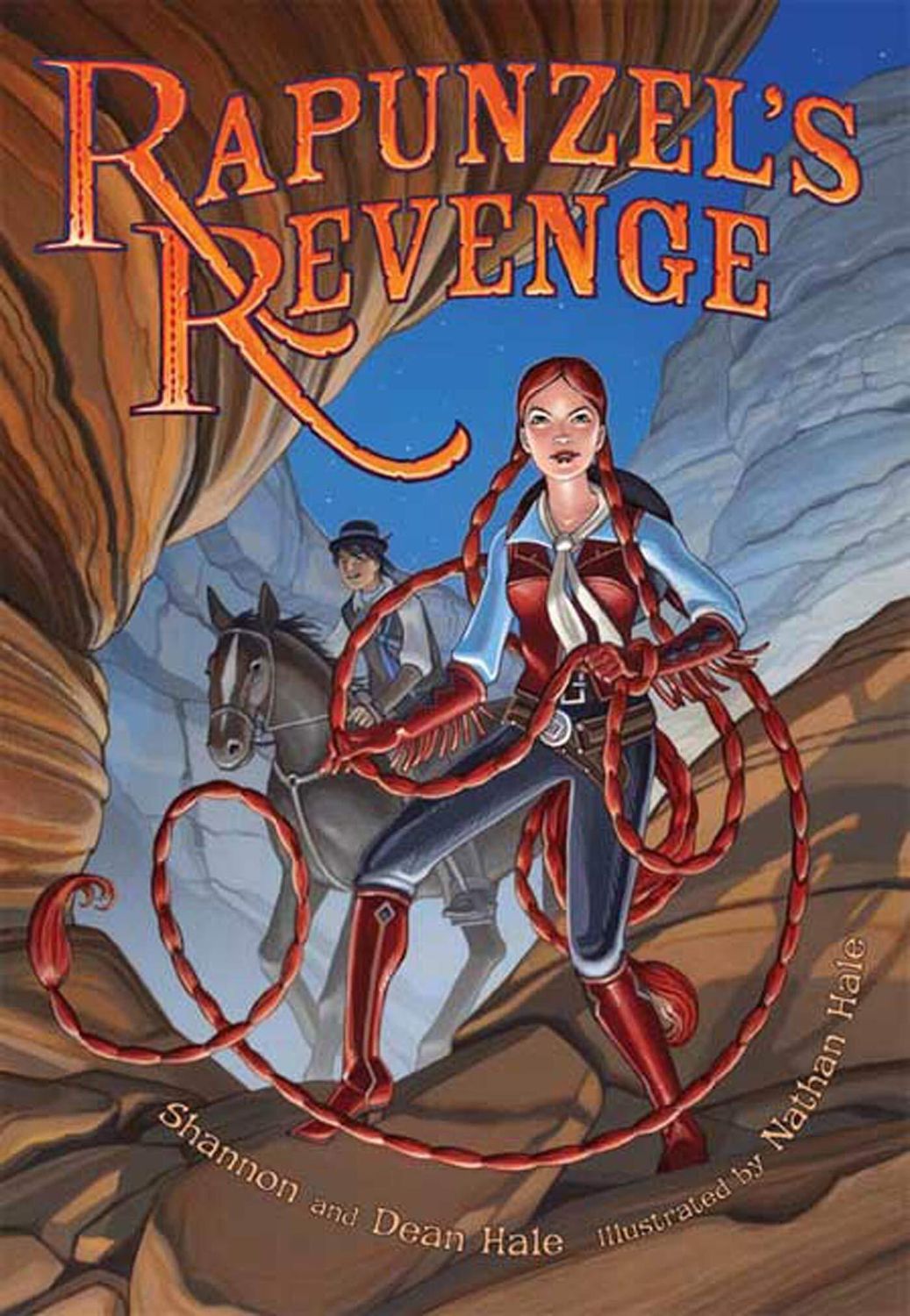 Rapunzel's Revenge by Shannon &amp; Dean Hale,Nathan Hale (Illustrator). 2008. Hardcover Graphic Novel. (Ch-FIC)