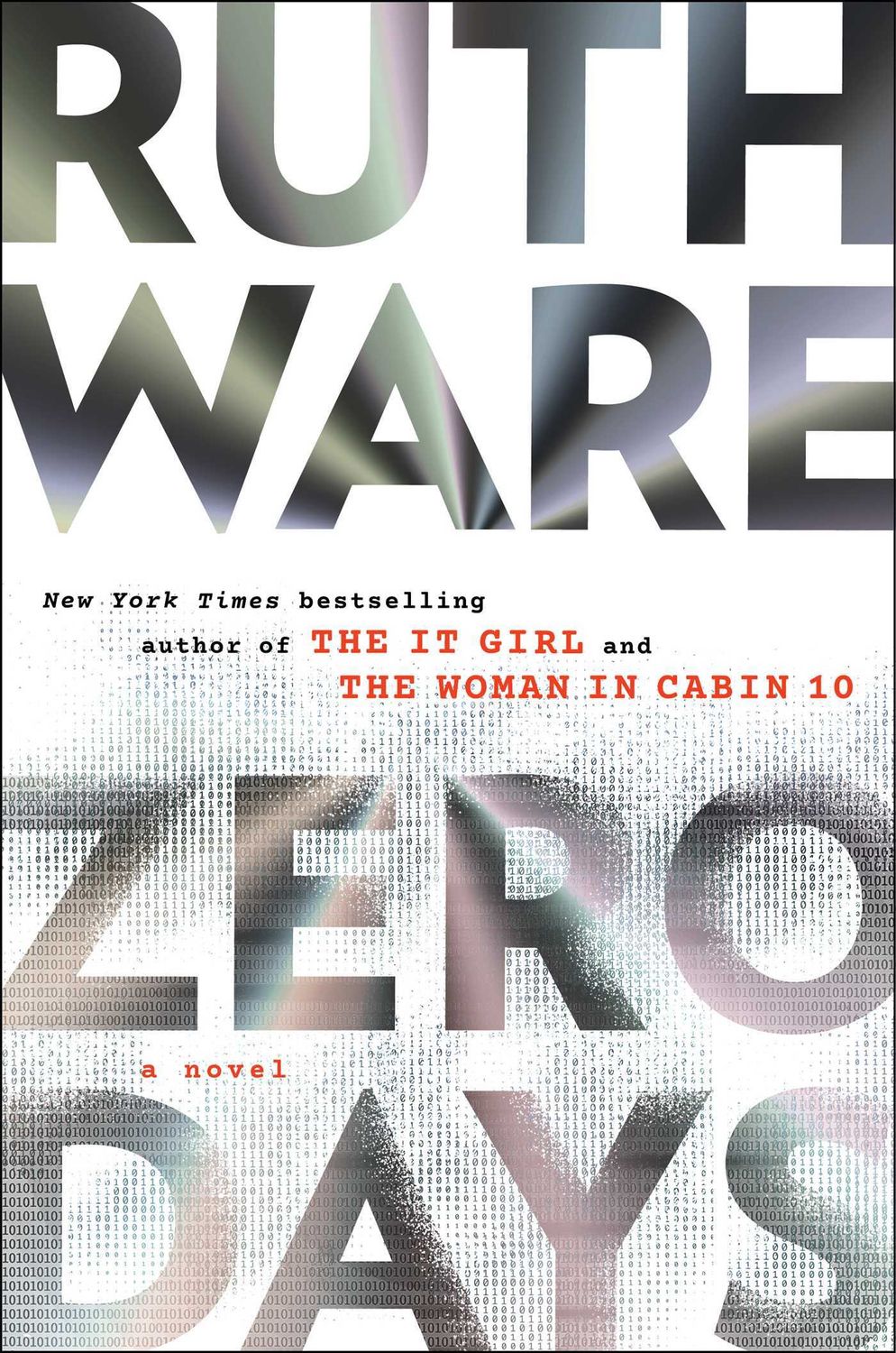 Zero Days by Ruth Ware. 2023. Hardcover.