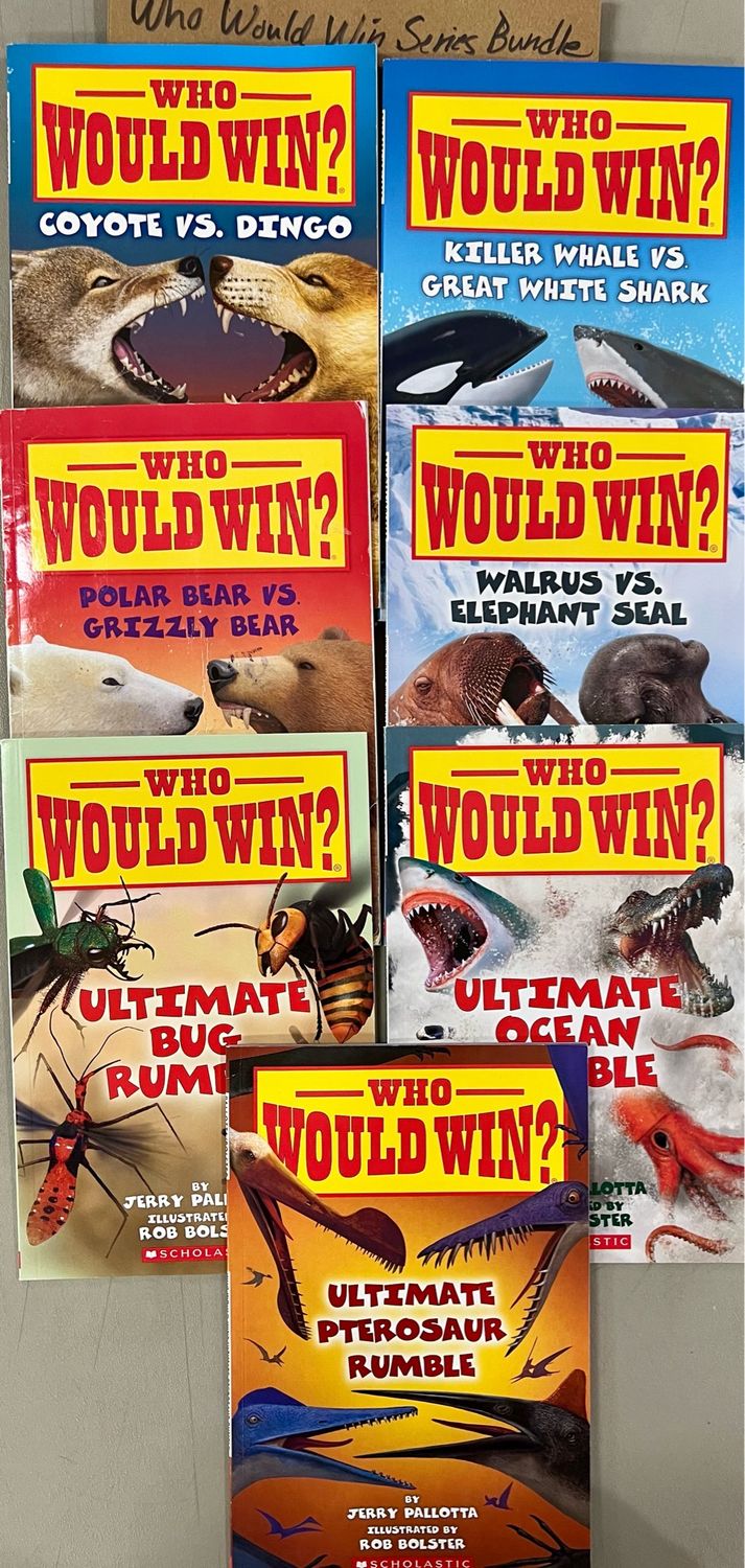 Who Would Win? by Jerry Pallotta and Ray Bolster Series Bundle Softcover (Ch-NF)