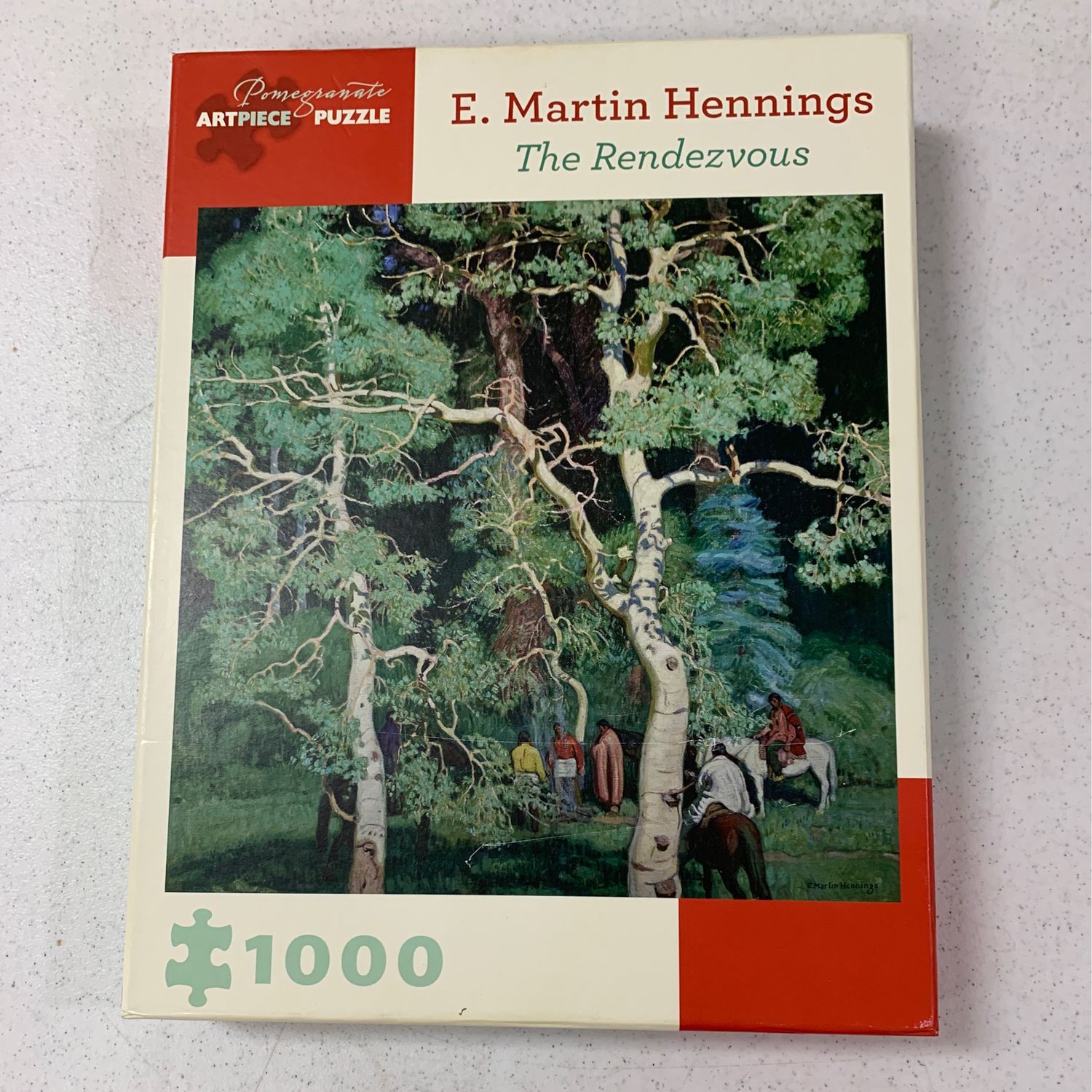 Puzzle - The Rendezvous by E. Martin Hennings. Artpiece. 1000 pieces.