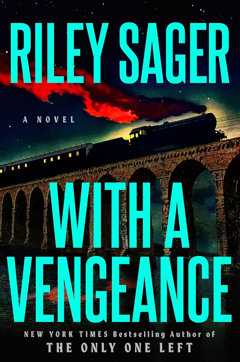 With a Vengeance by Riley Sager; 2025. Hardcover. (Library Discard)