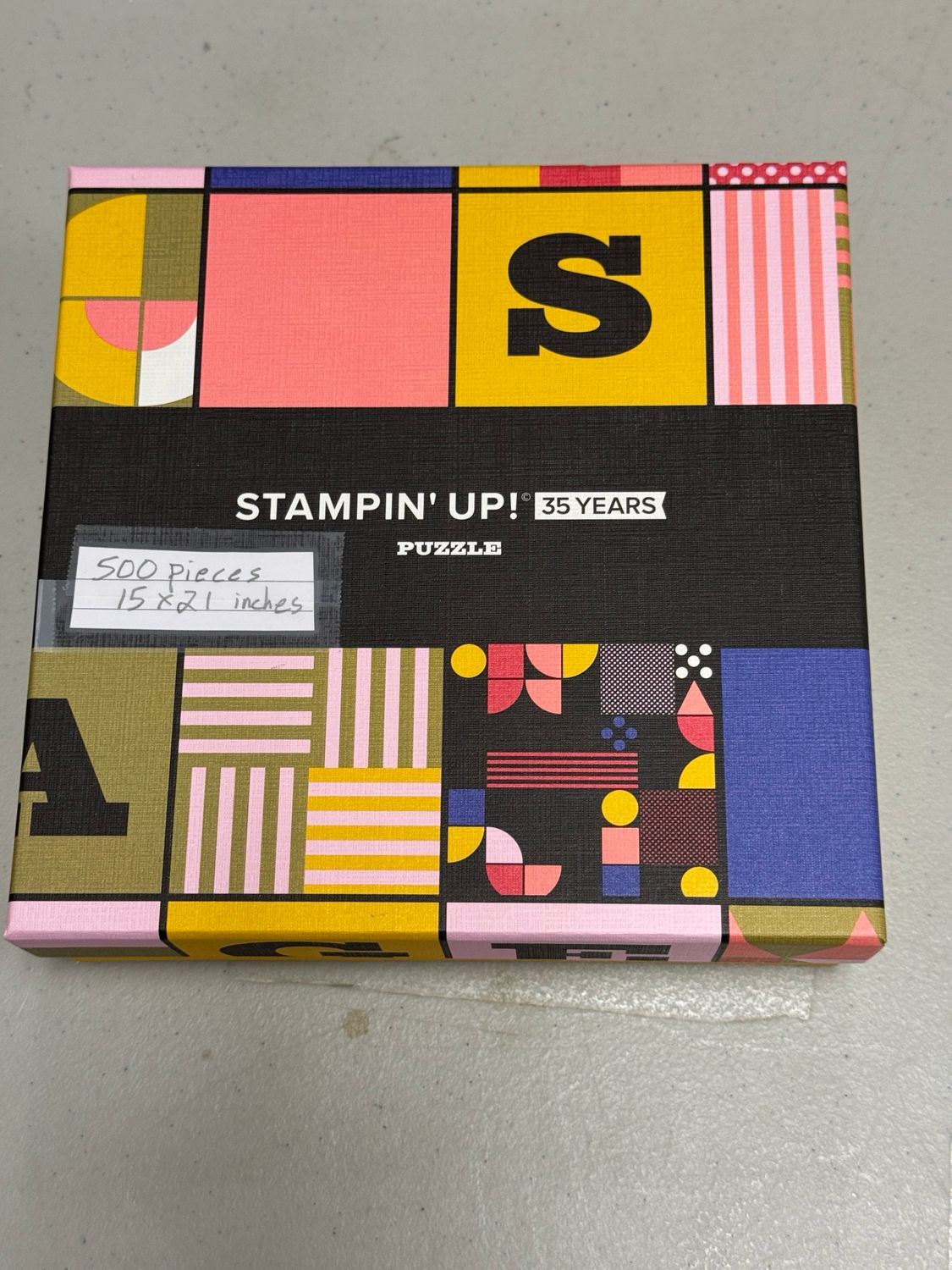 Puzzle - On Stage. Stampin’ Up. 500 pieces.