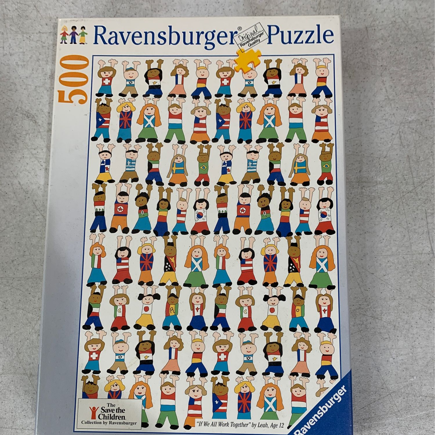 Puzzle - If We All Work Together by Leah, Age 12+, Ravensburger. 500 pieces.