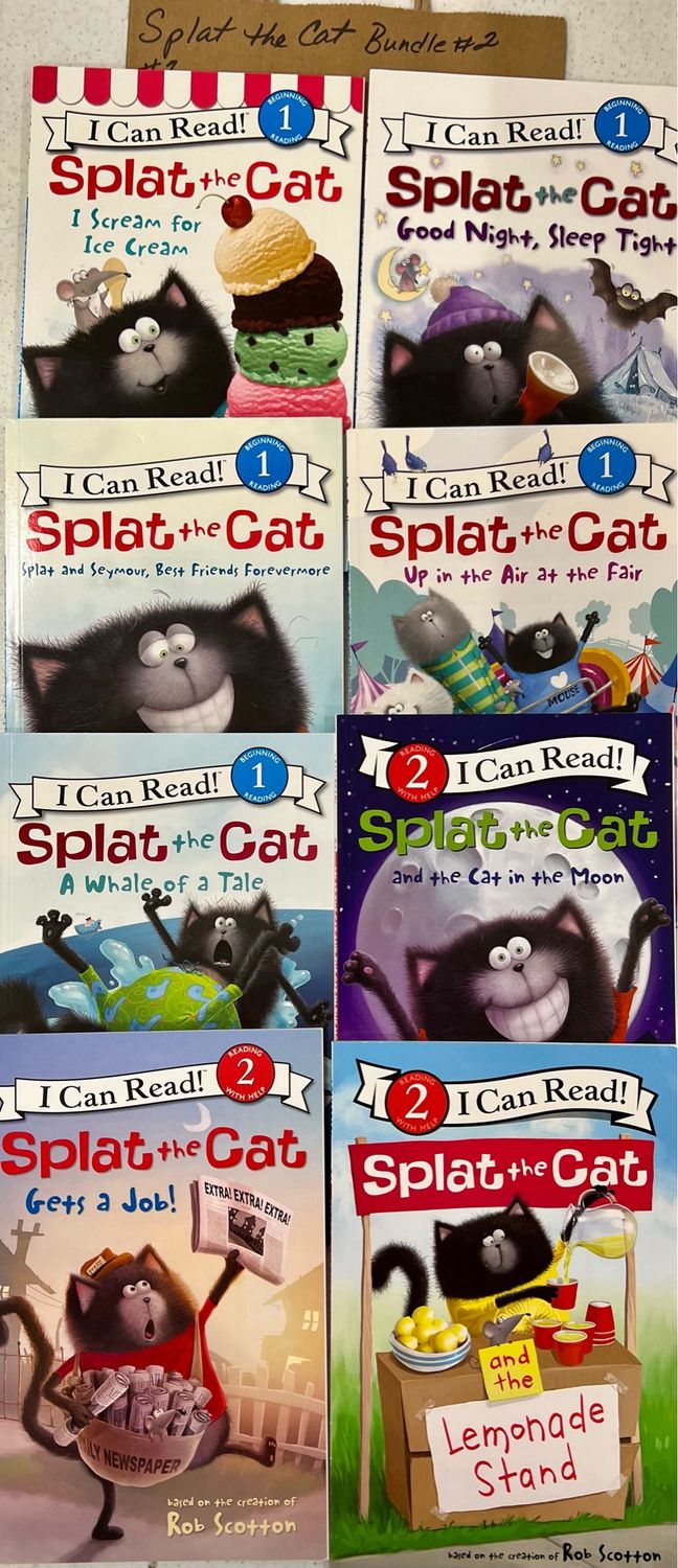 Splat the Cat Series Bundle #2 by Rob Scotton  (Ch-FIC)