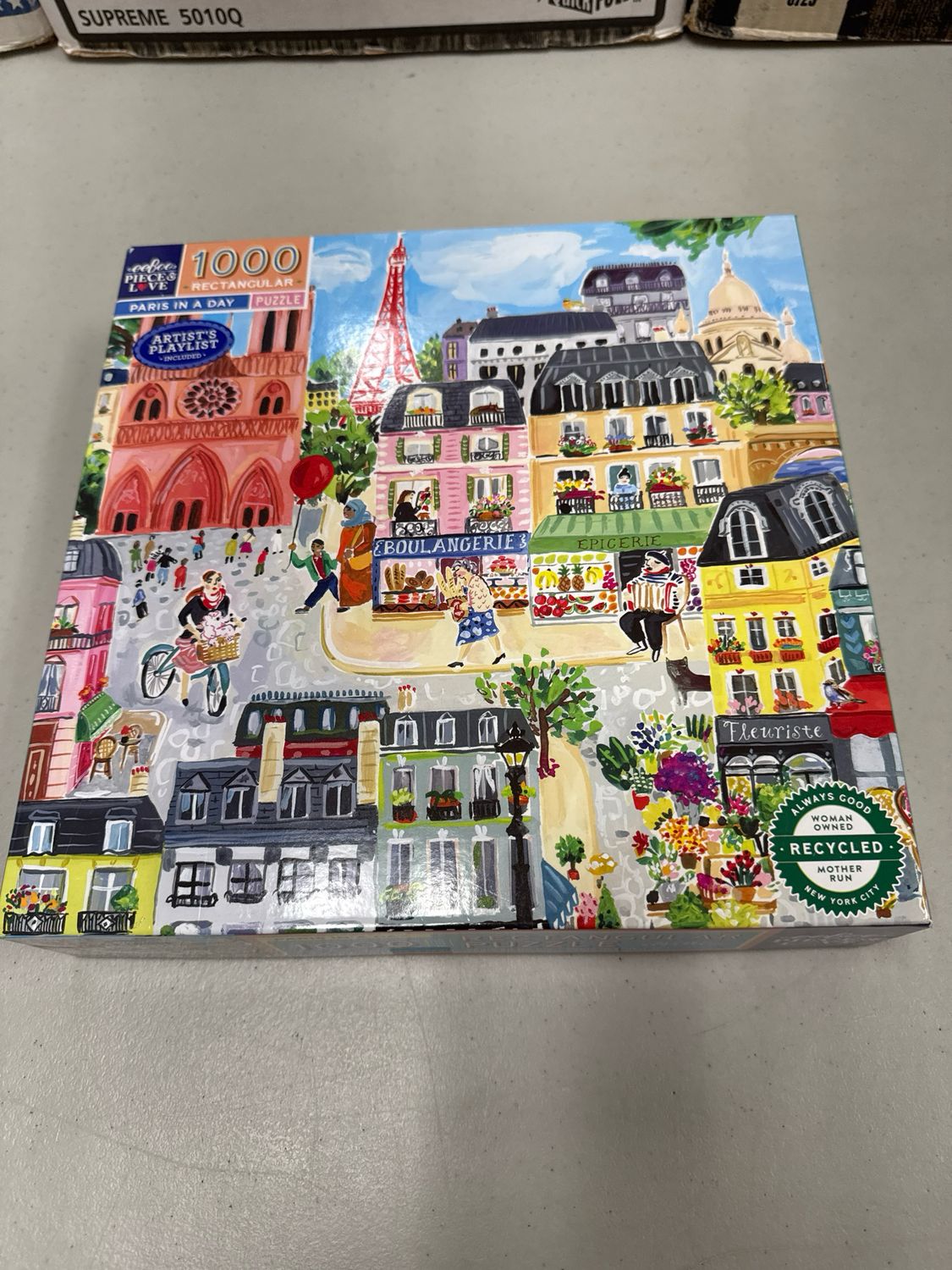 Puzzle - Paris in a Day. Eeboo. 1000 pieces.