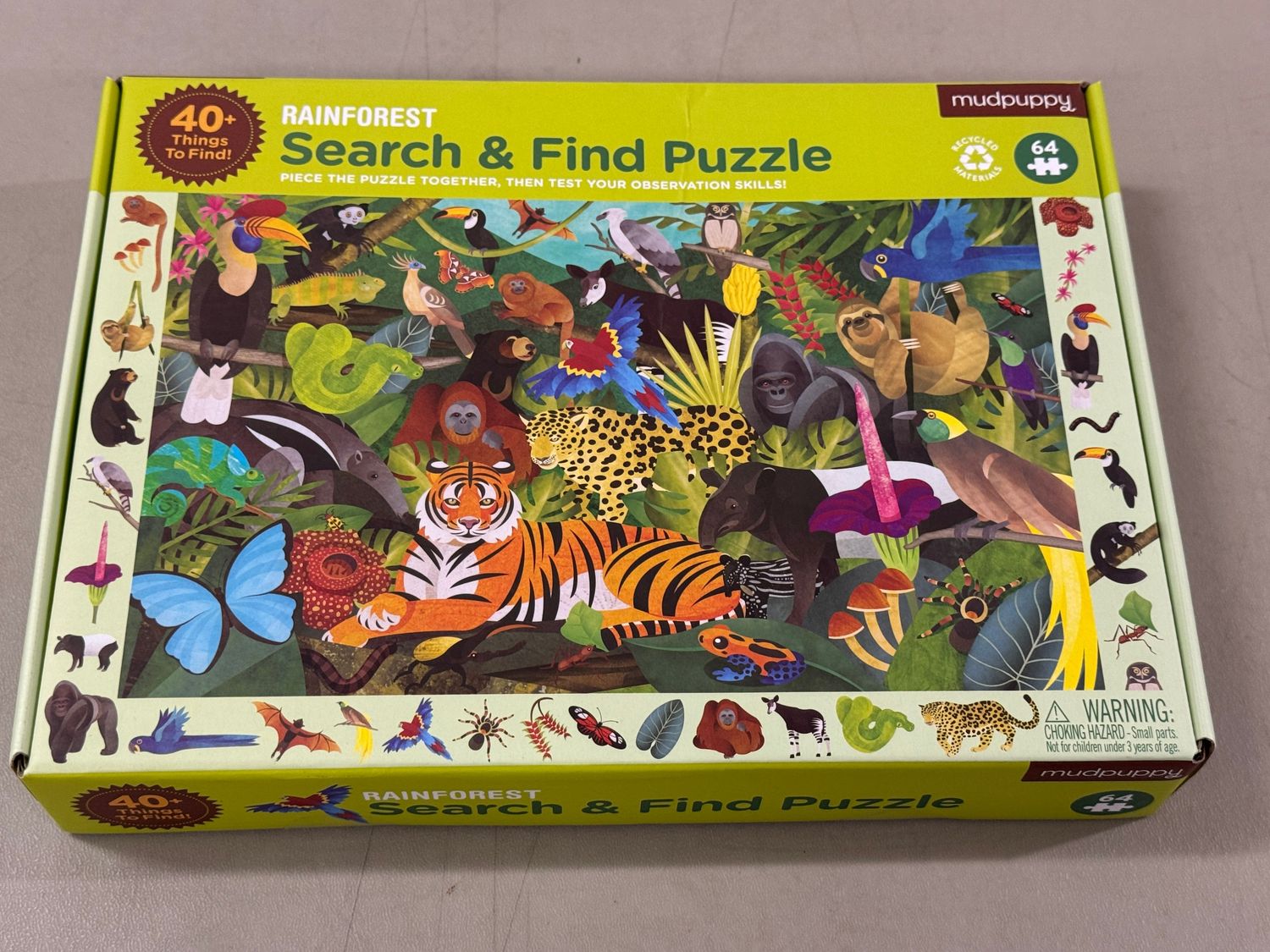 Puzzle - Rainforest. Search &amp; Find Puzzle. 64 pieces. 4+