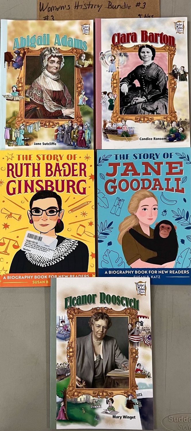 Women’s History Bundle #3 Biographies. Softcover (Ch-NF)