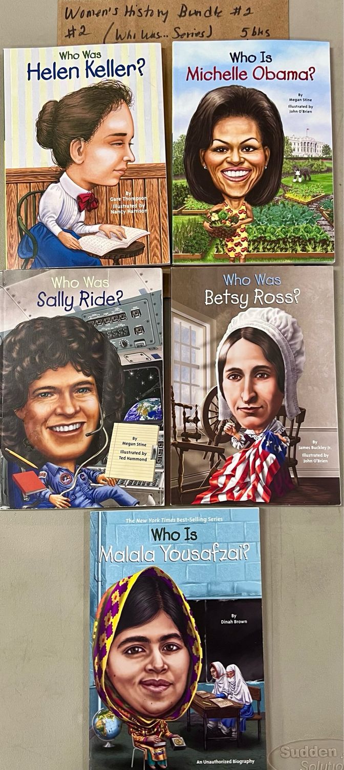 Women’s History Bundle #2 (Who Was...Series Biographies) Softcover (Ch-NF)