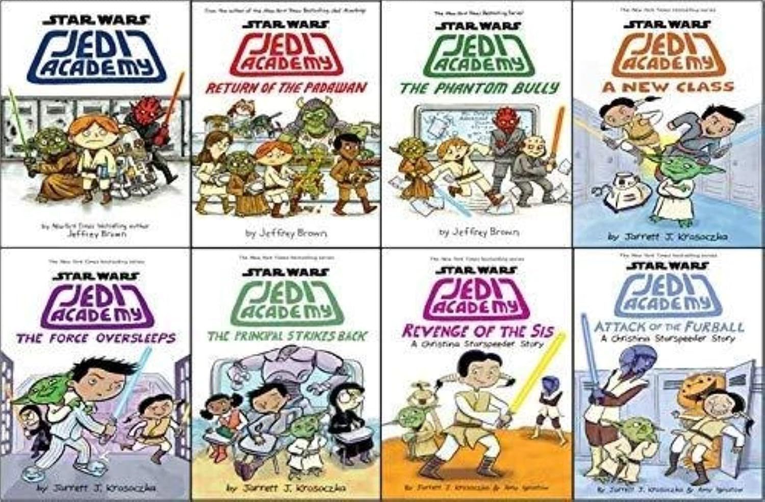 Star Wars: Jedi Academy Hyperspace Boxed Set by Jeffrey Brown. Softcover. (Ch-FIC)