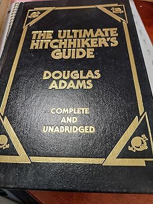 Ultimate Hitchhiker's Guide: Complete and Unabridged, The by  Douglas Adams. Portland House. 1979/1997. Hardcover (leatherbound). (Special Edition) (CO)
