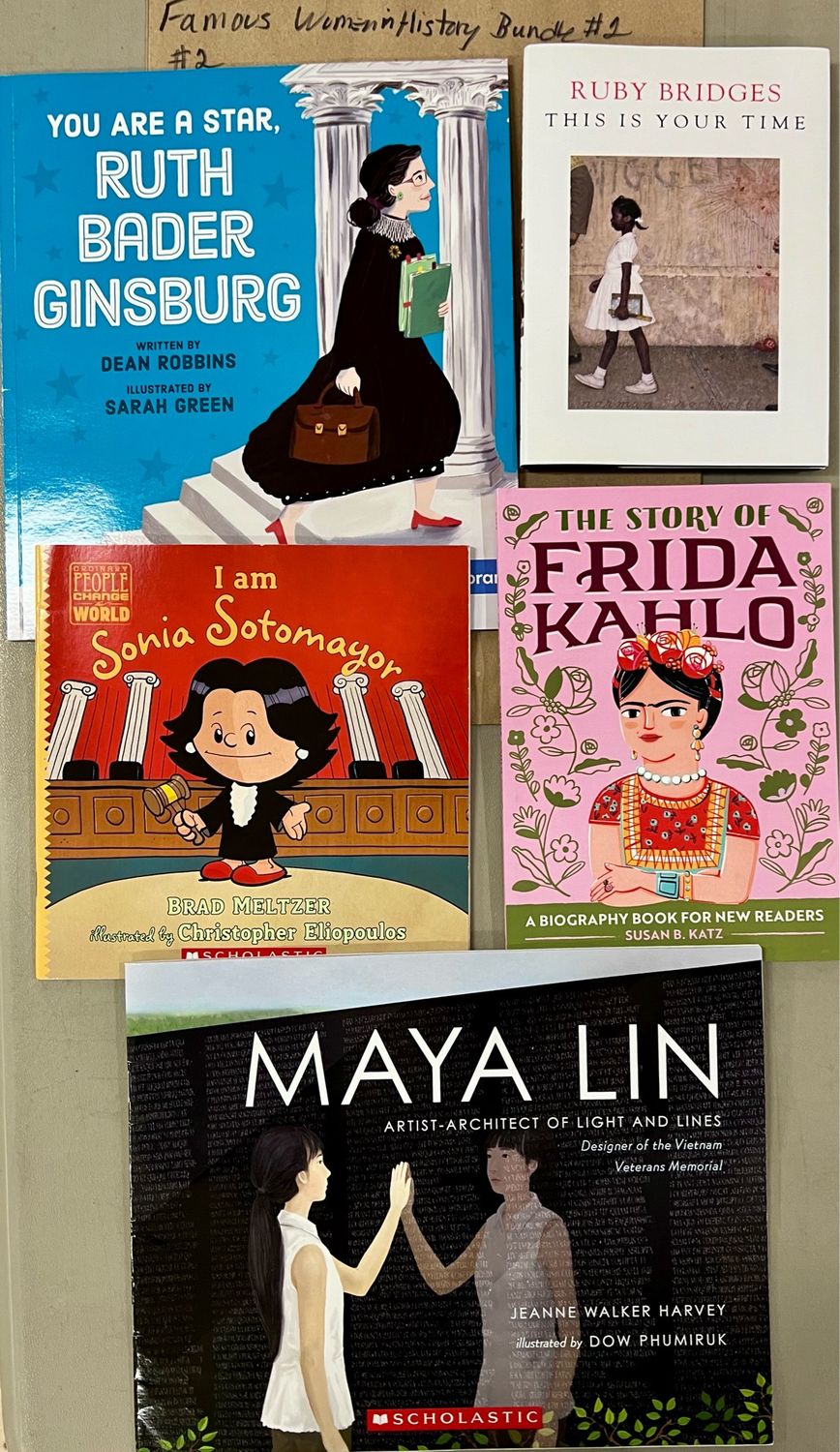 Famous Women In History Bundle #2 Biographies. Softcover (Ch-NF)