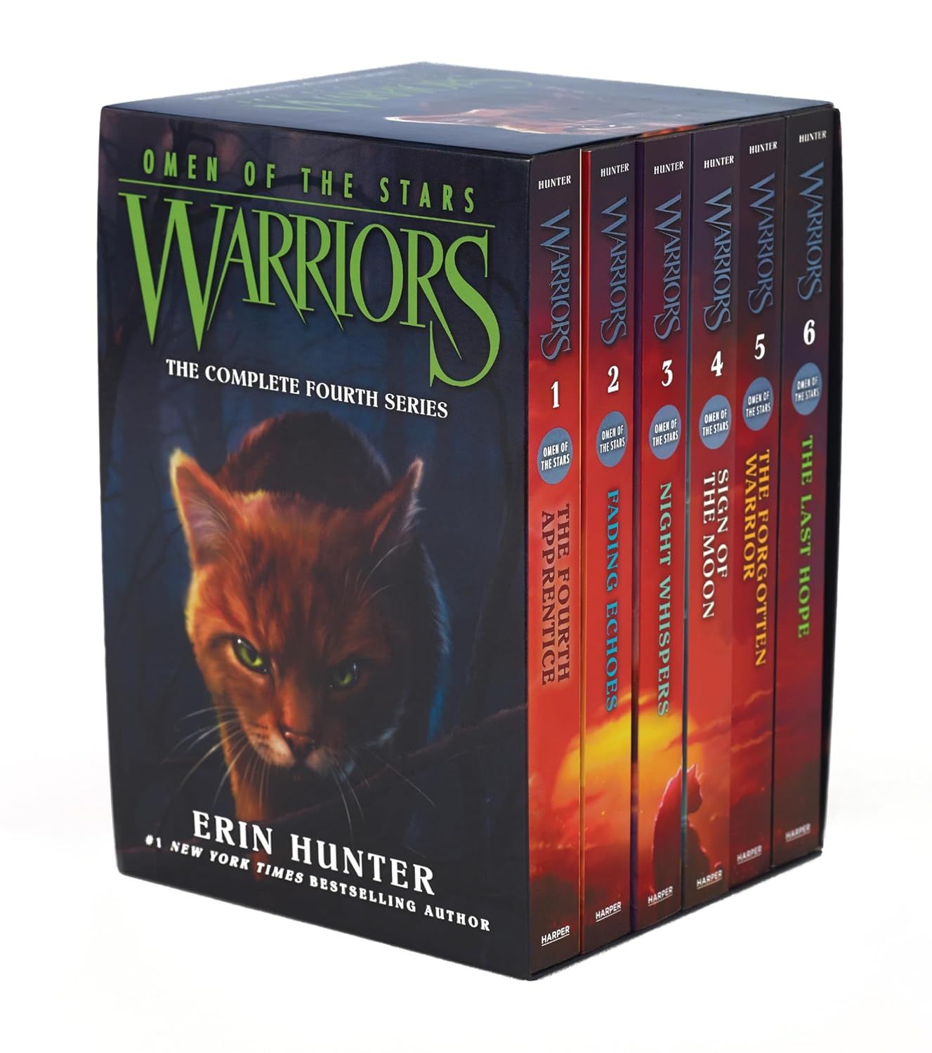Warriors: Omen of the Stars Box Set: Volumes 1 to 6 by Erin Hunter and Owen Richardson. Softcover (Ch-FIC)