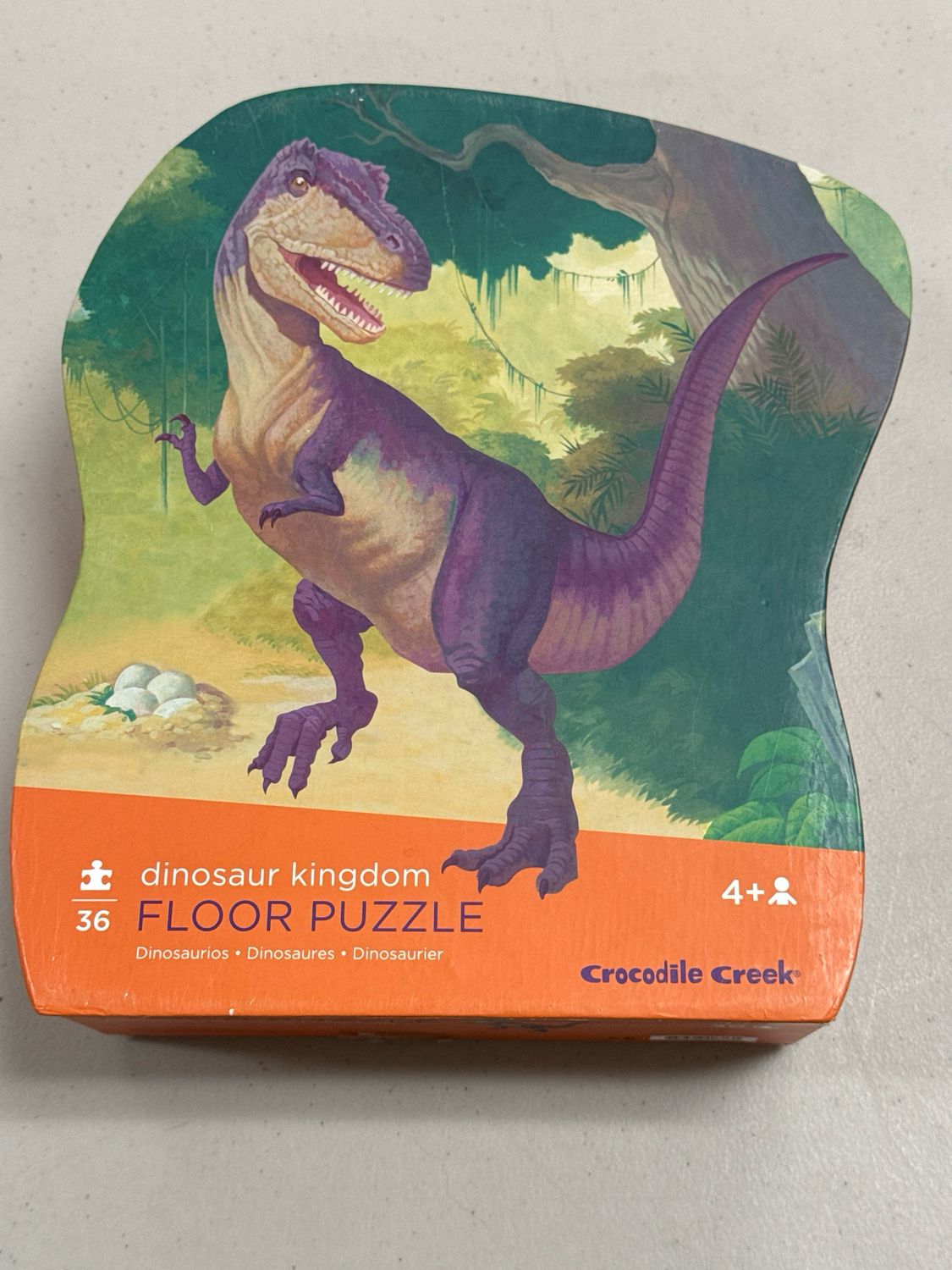 Puzzle - Dinosaur Kingdom. Crocodile Creek. 36 pieces. Children’s floor puzzle 4+.