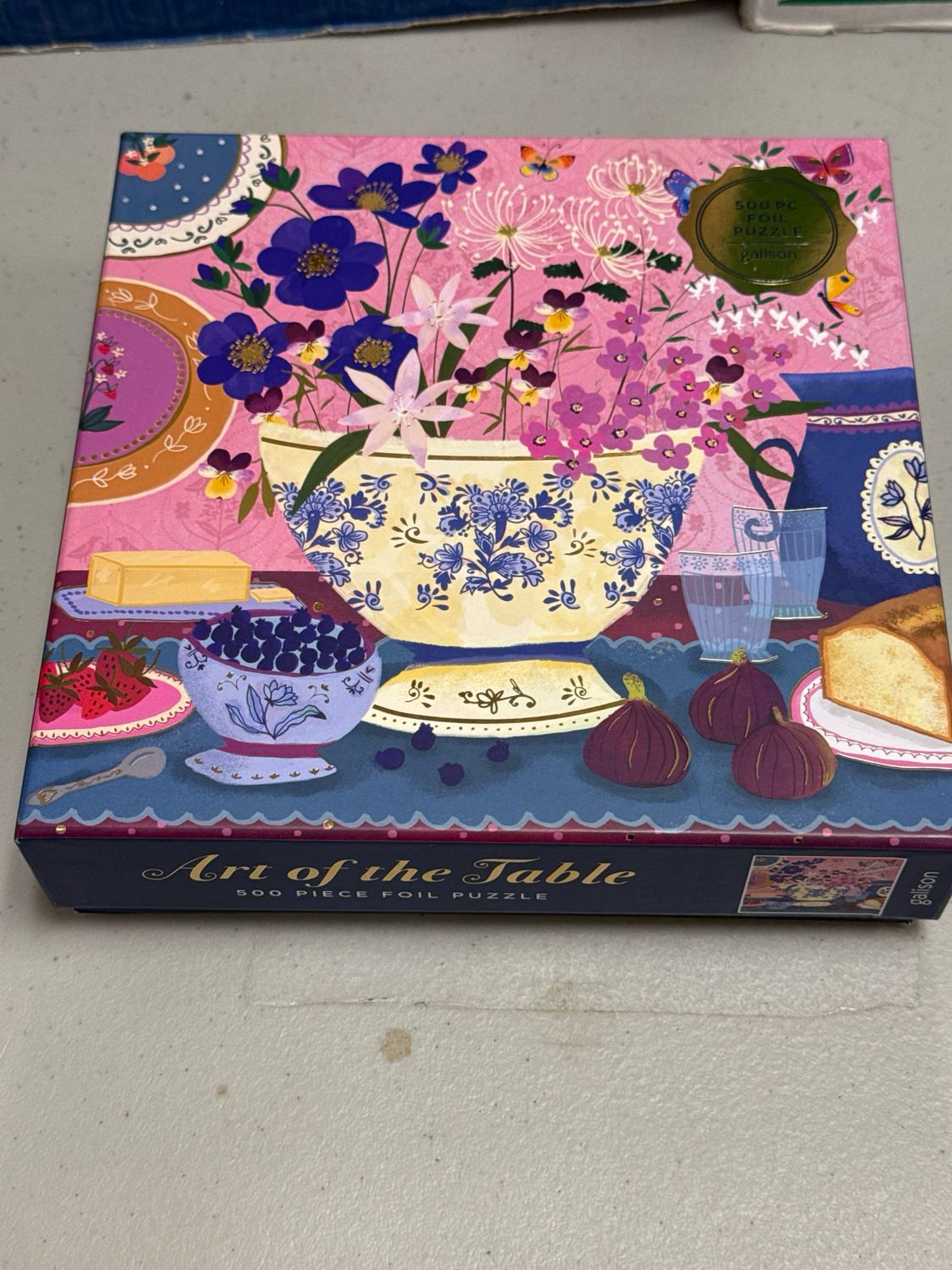 Puzzle - Art of the Table. Galison. 500 Foil pieces.