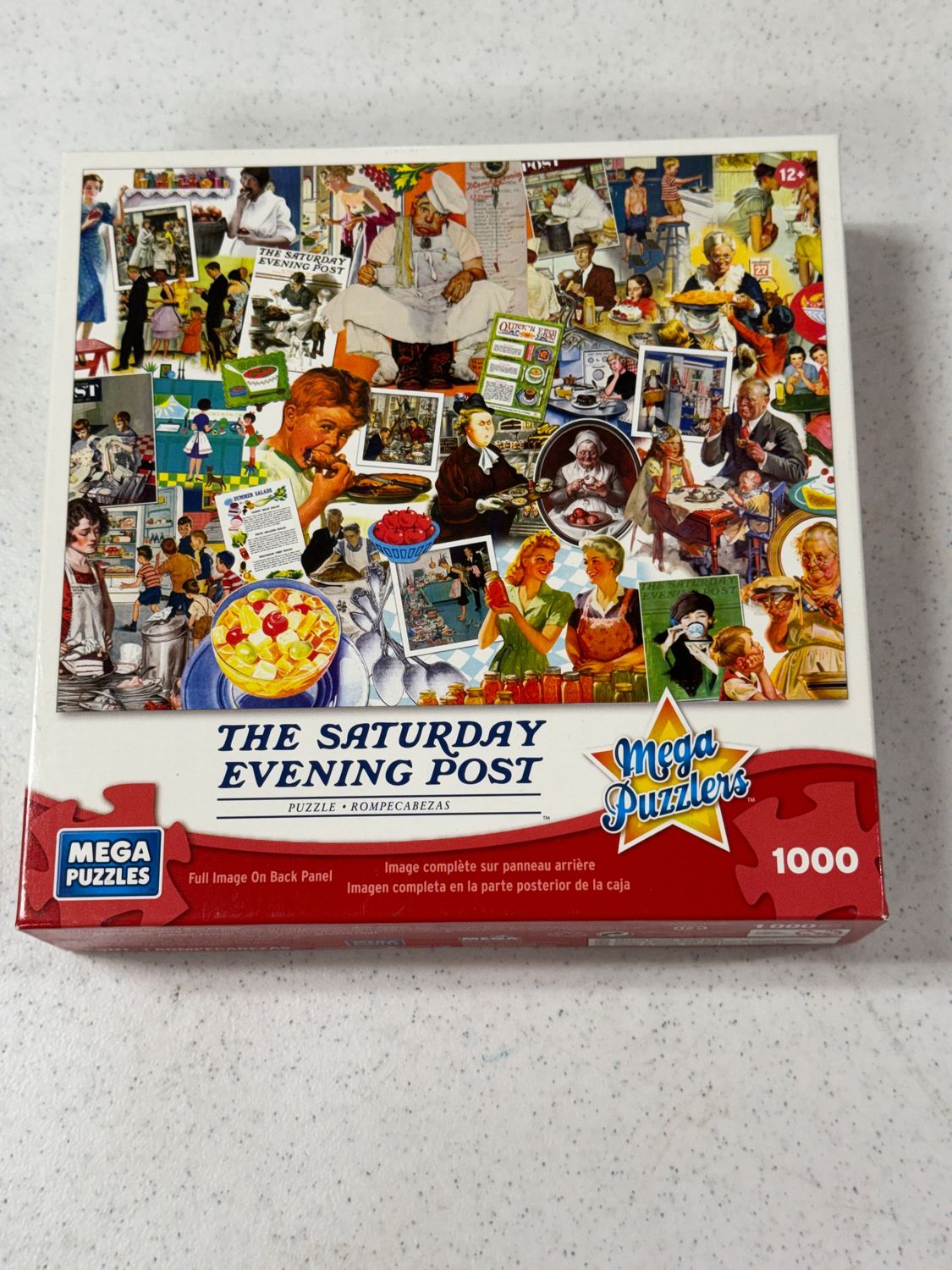 Puzzle - Time to Eat! Saturday Evening Post. 1000 pieces