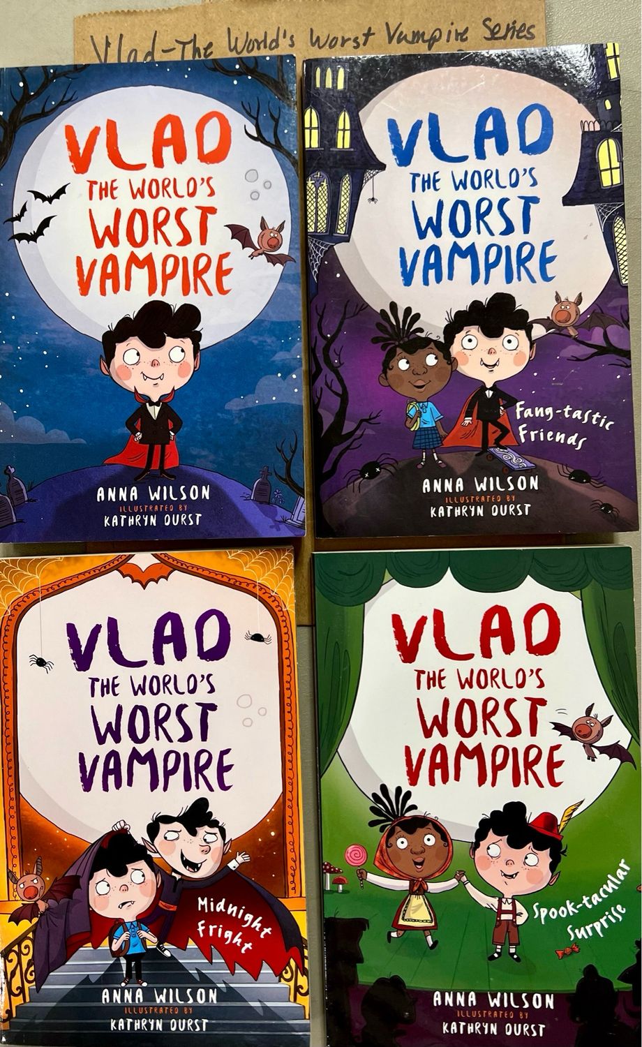 Vlad the World’s Worst Vampire Series Bundle by Anna Wilson and Kathryn Durst. Softcover (Ch-FIC)
