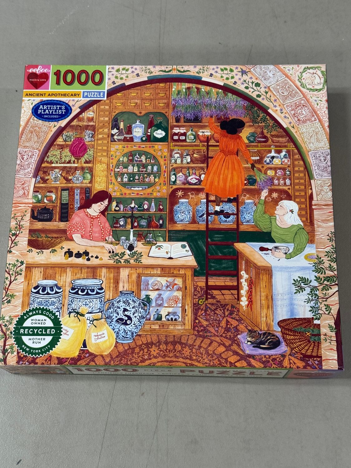 Puzzle - Ancient Apothecary. EeBoo. 1000 pieces.