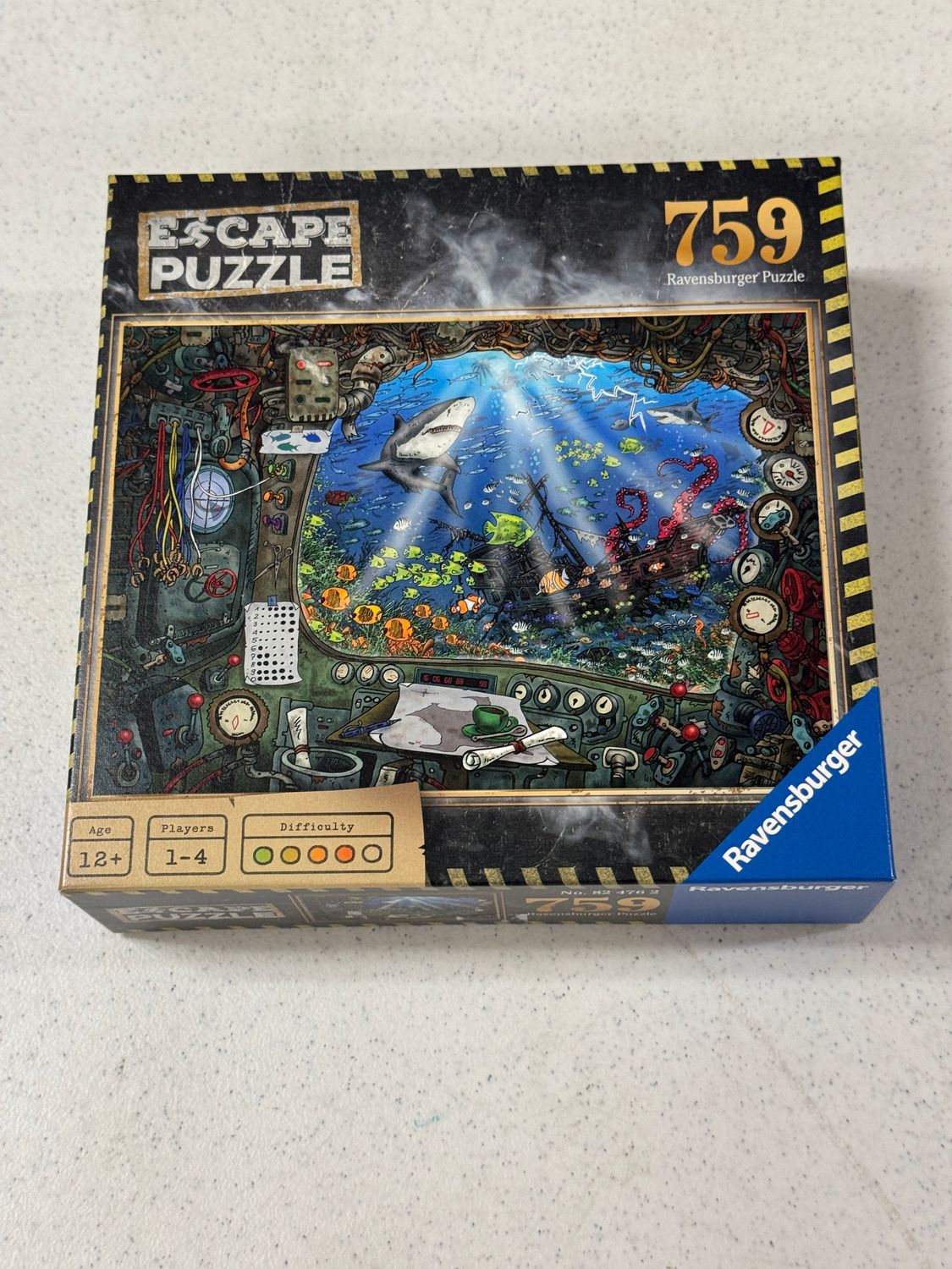 Puzzle - Submarine. Ravensburger. Escape Puzzle. 759 pieces.