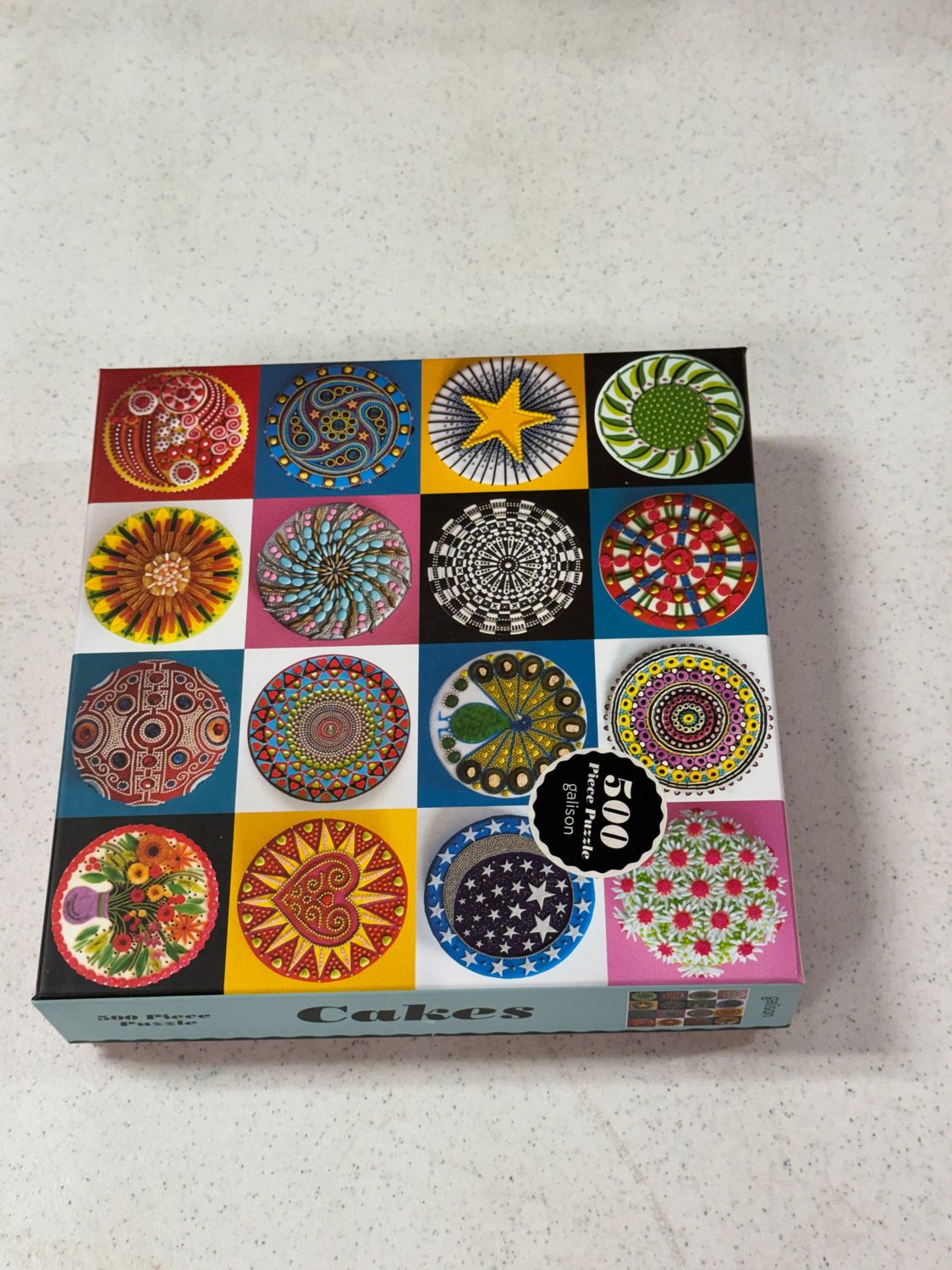 Puzzle - Cakes by Cressida Bell. Galison. 500 pieces.