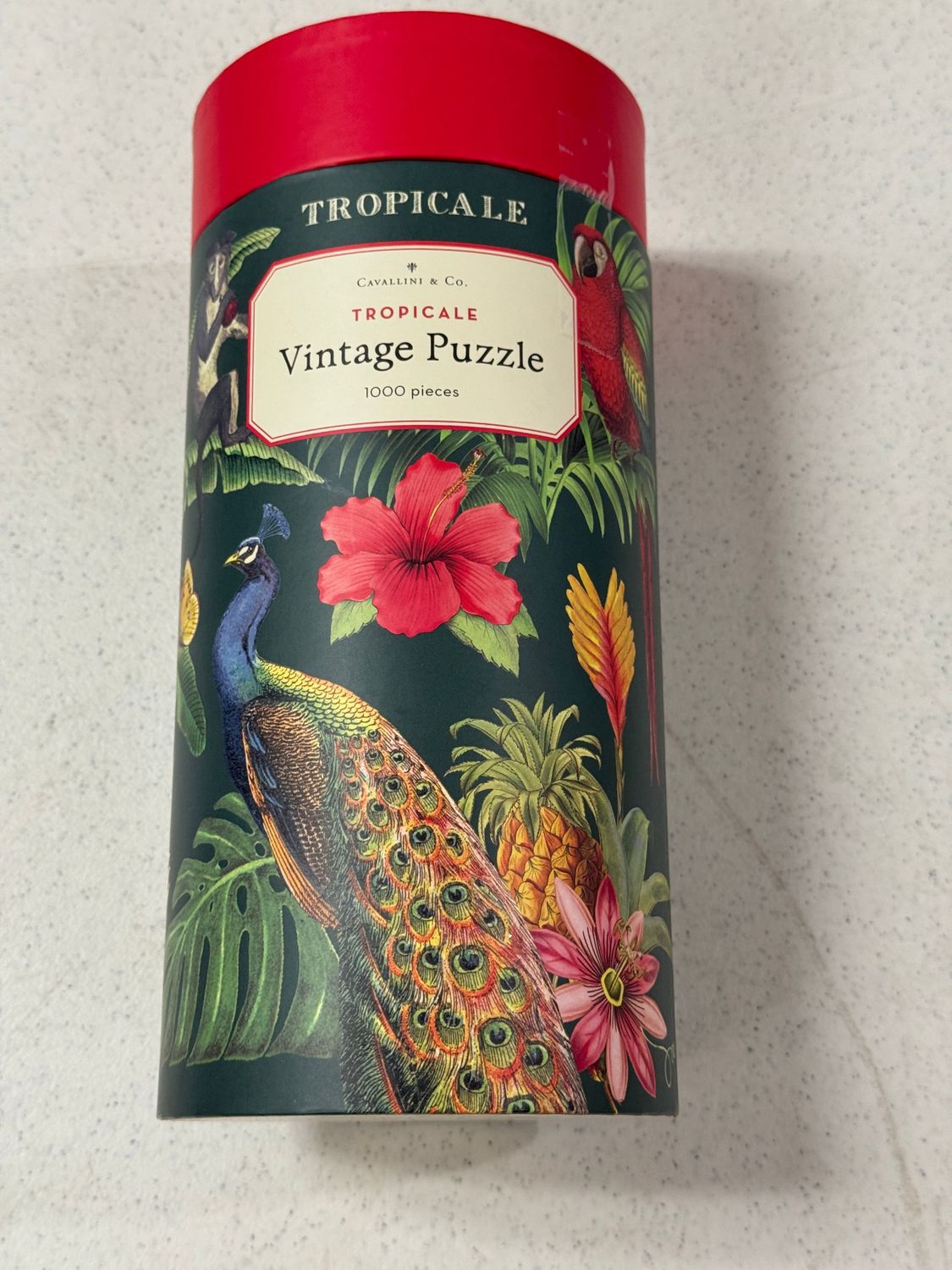 Puzzle - Tropicale. Vintage Puzzle. 1000 pieces.