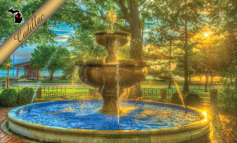 CADILLAC FOUNTAIN | THIN MAGNET