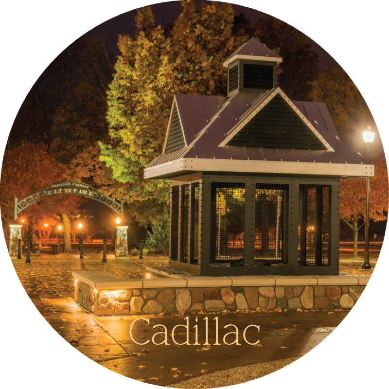 CADILLAC FIREPLACE | THIN MAGNET