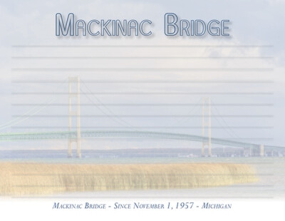 MACKINAC BRIDGE | NOTEPAD