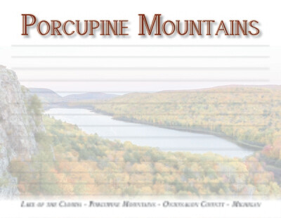 PORCUPINE MOUNTAINS | NOTEPAD