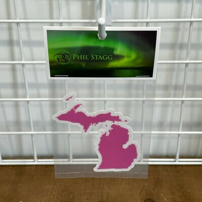 MICHIGAN - PINK | STICKER
