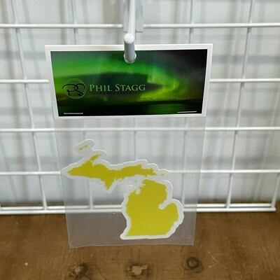 MICHIGAN - YELLOW | STICKER