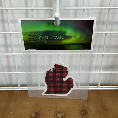 LOWER PENINSULA - PLAID | STICKER